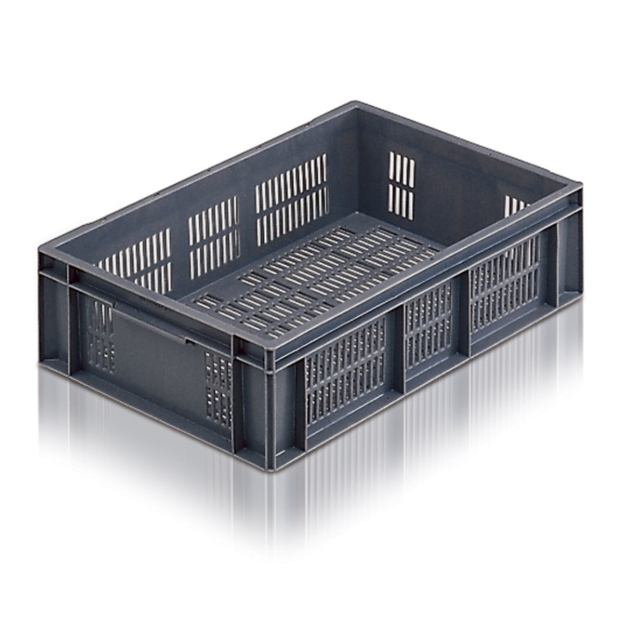 *Bundle of 5* 28L Ventilated Euro Stacking Container Original Totebox (600l x 400w x 150h mm)